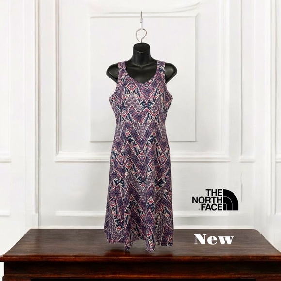 NWOT, The North Face, FlashDry Sleeveless Dress, Small, Purple - Picture 1 of 9